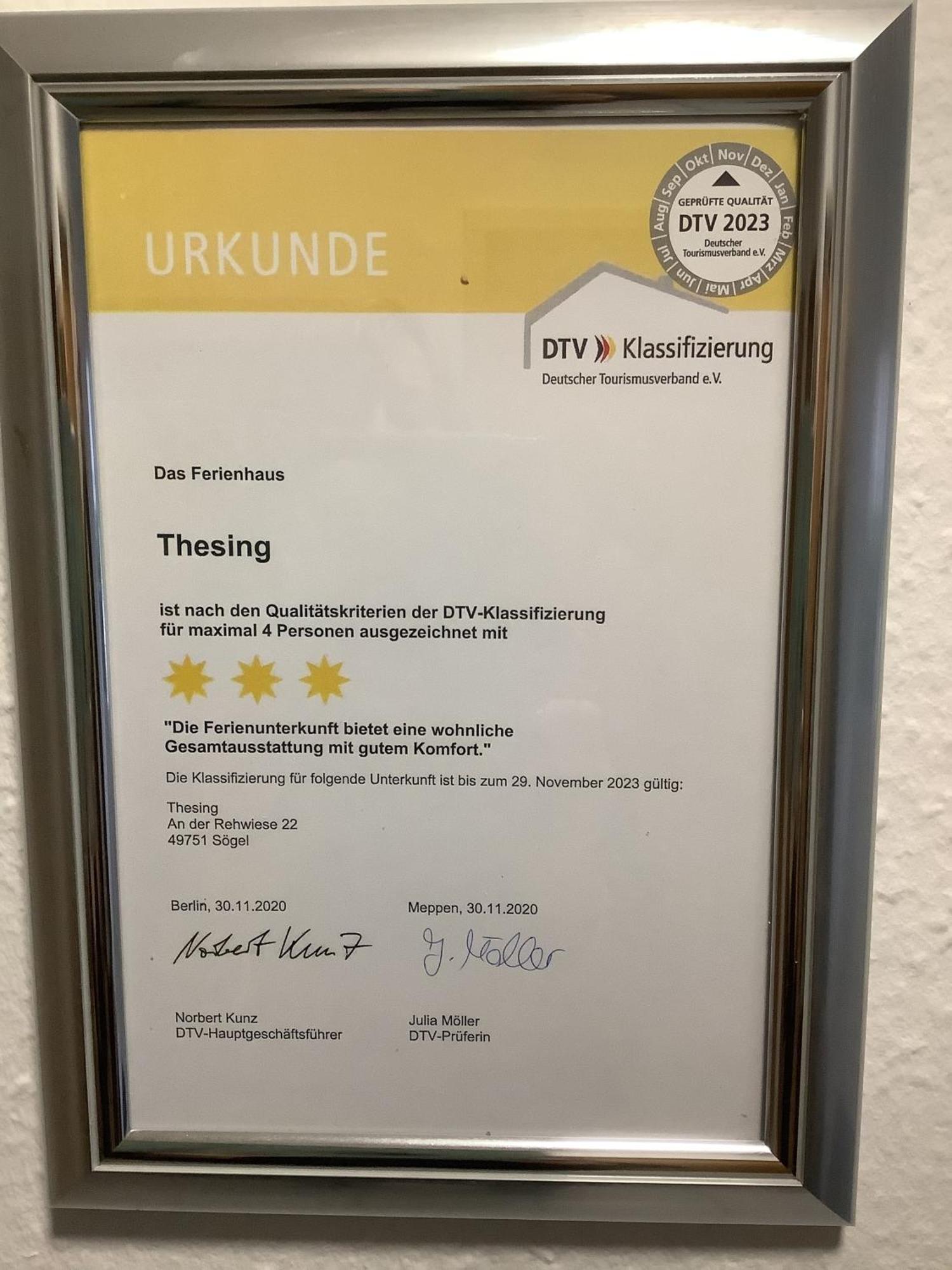 Ferienhaus Thesing Sögel Kültér fotó